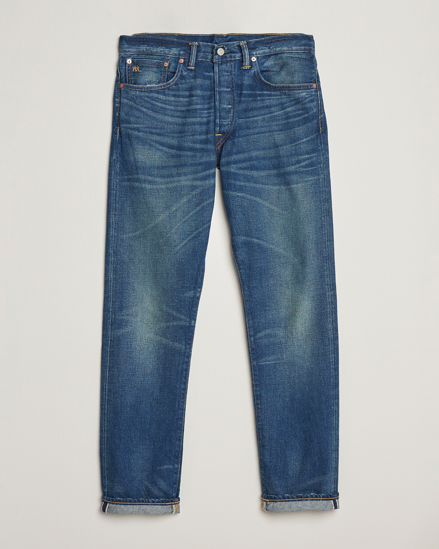 Hombres | Vaqueros | RRL | Slim Narrow 5-Pocket Denim Grandfalls Wash