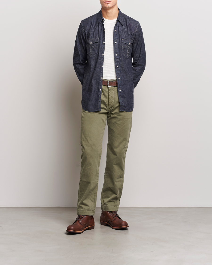 Hombres | Camisas | RRL | Buffalo Western Shirt Rinse