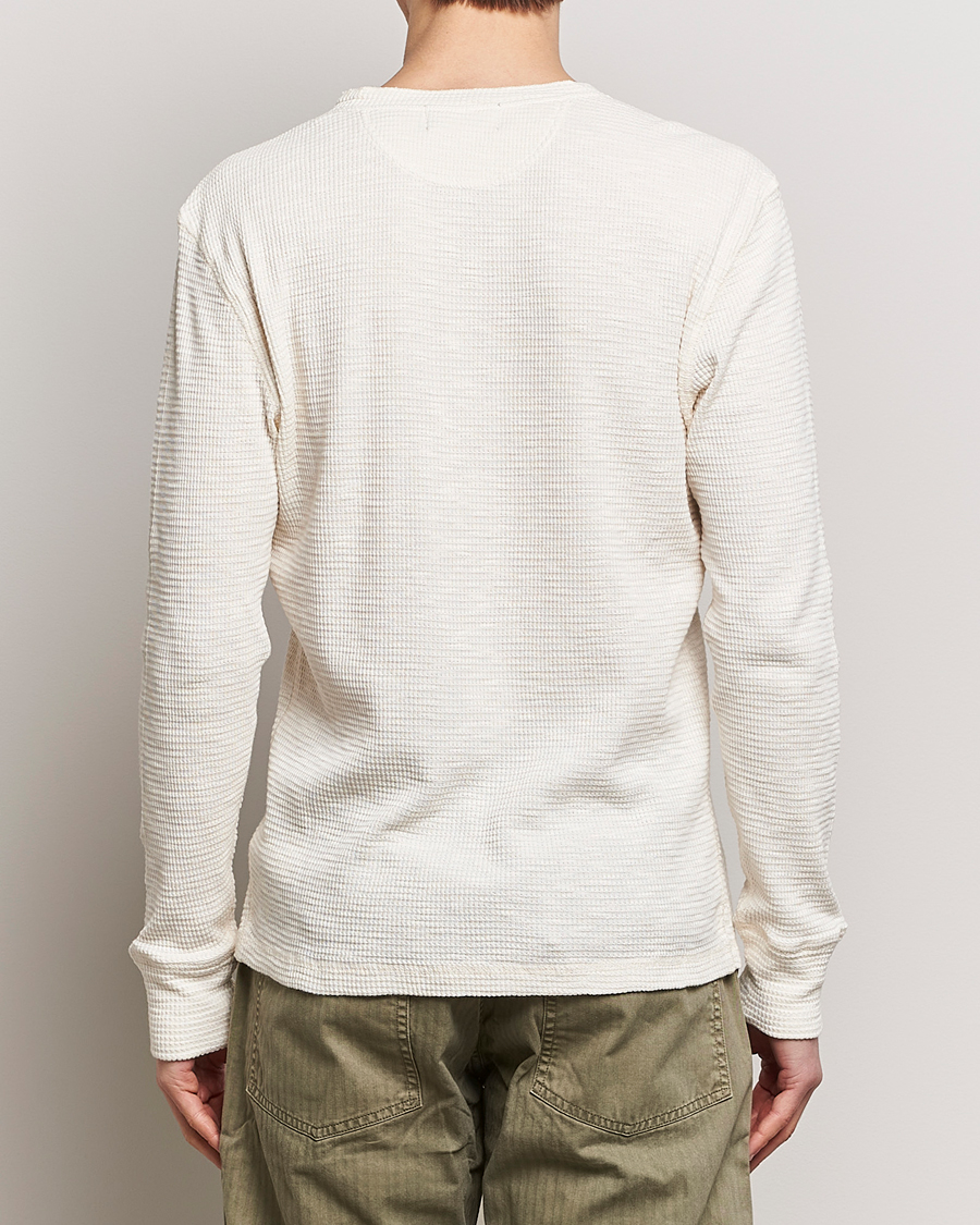 Hombres | Camisetas | RRL | Long Sleeve Henley Paper White