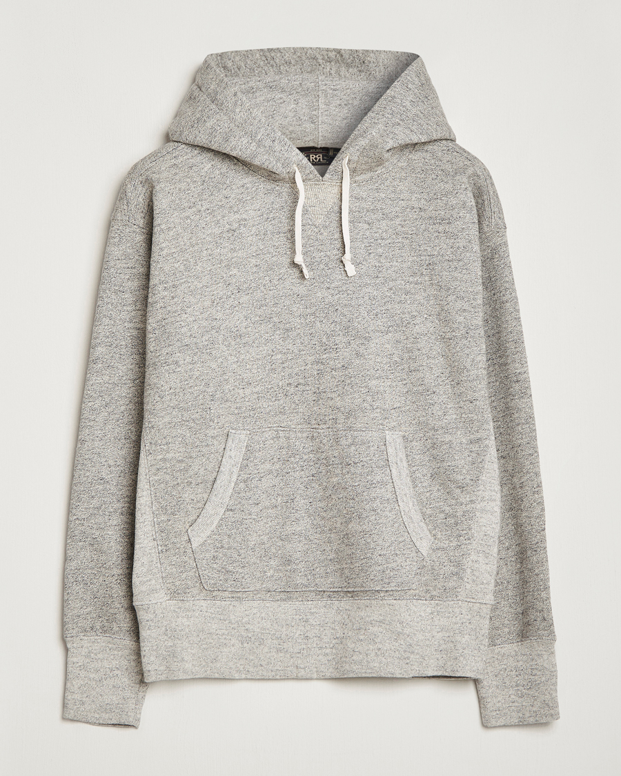 Hombres | Jerséis y prendas de punto | RRL | Hooded Pullover Athletic Grey Heather