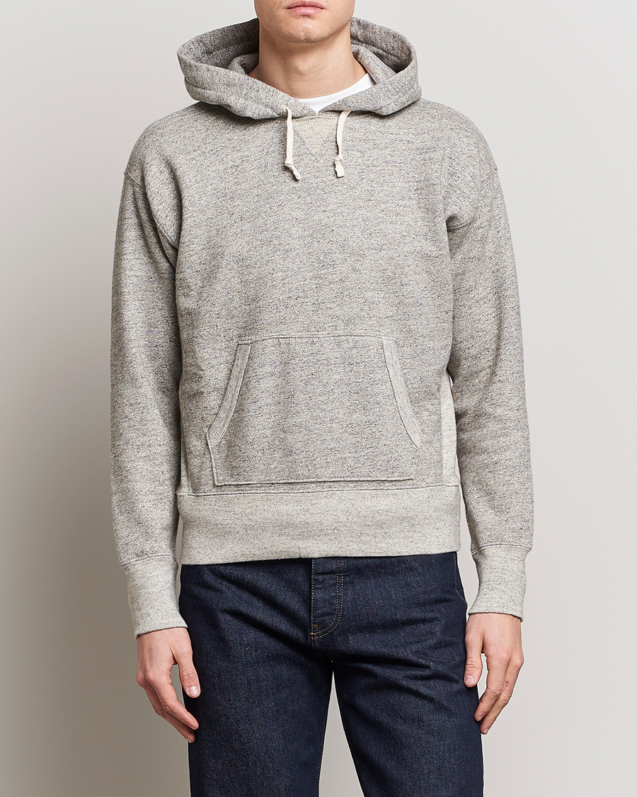 Hombres | Jerséis y prendas de punto | RRL | Hooded Pullover Athletic Grey Heather