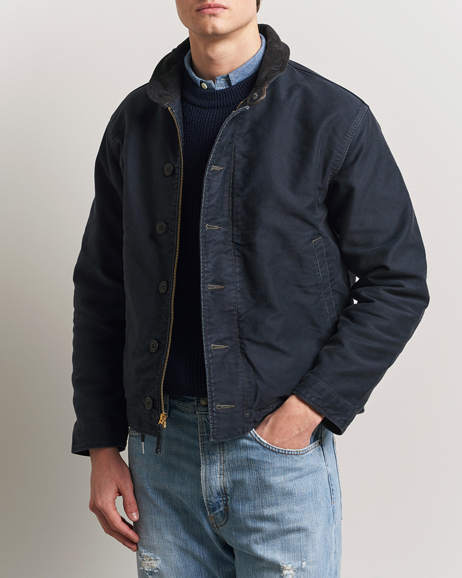 Hombres | Abrigos y chaquetas | RRL | Bower Deck Jacket Dark Navy