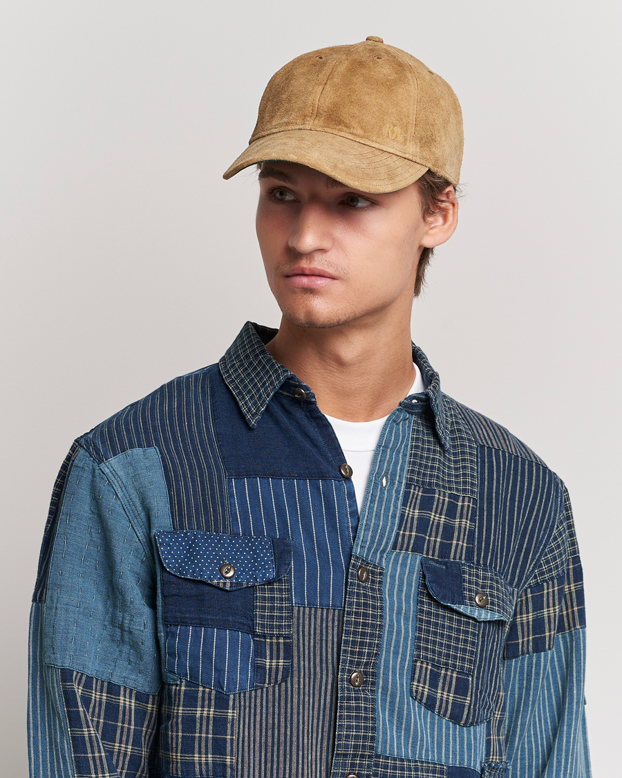 Hombres | RRL Rough Out Baseball Cap Brown | RRL | Rough Out Baseball Cap Brown
