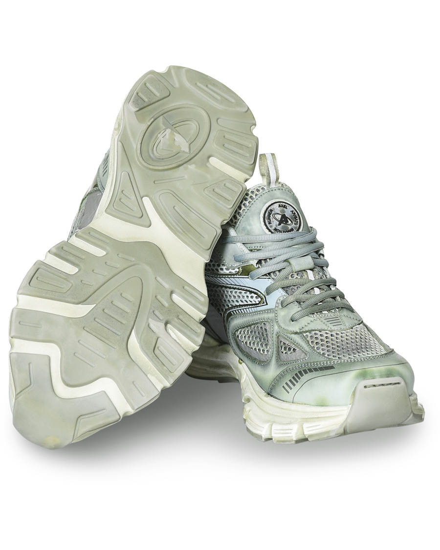 Hombres | Axel Arigato Marathon Sneaker Green Leather | Axel Arigato | Marathon Sneaker Green Leather