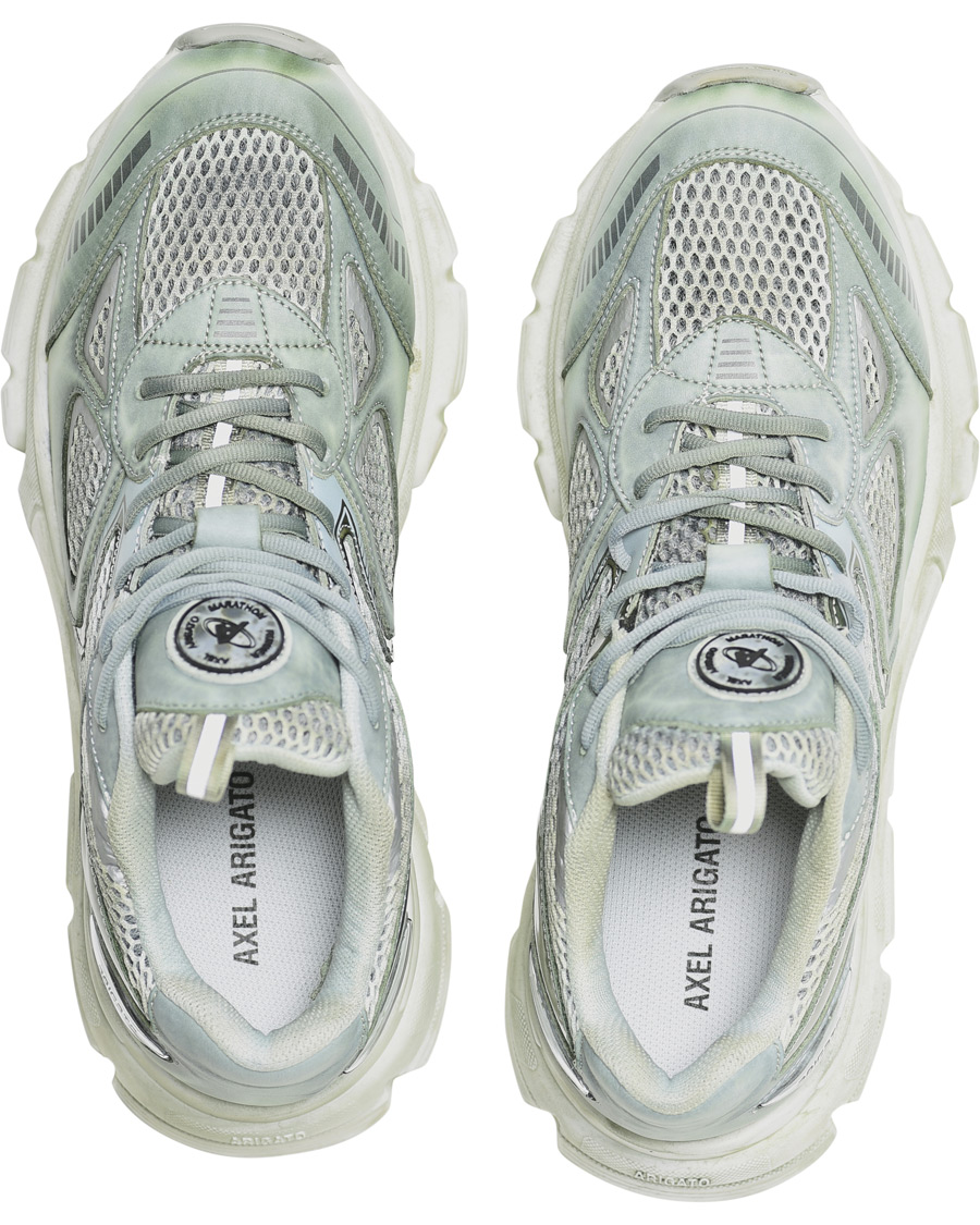 Hombres | Axel Arigato Marathon Sneaker Green Leather | Axel Arigato | Marathon Sneaker Green Leather