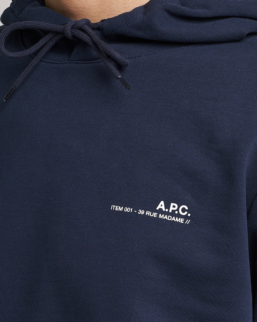 Hombres | Jerséis y prendas de punto | A.P.C. | Item Hoodie Navy