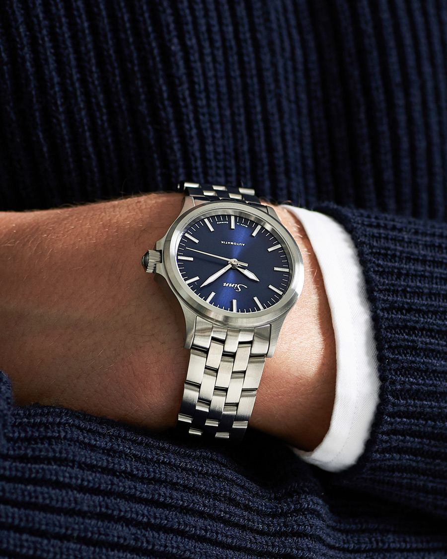 Hombres | Fine watches | Sinn | 556 Stainless Steel Watch 38,5mm Blue