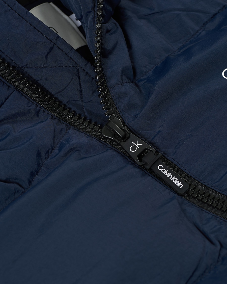 Hombres | Abrigos y chaquetas | Calvin Klein | Crinkle Nylon Puffer Jacket Navy