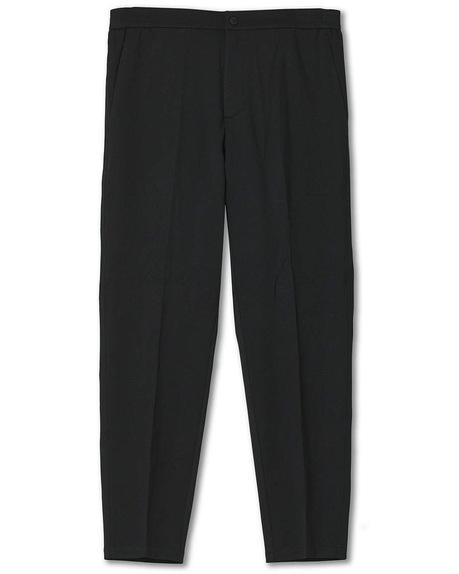 Hombres | Pantalones | Calvin Klein | Tapered Fit Jersey Hybrid Pants Black
