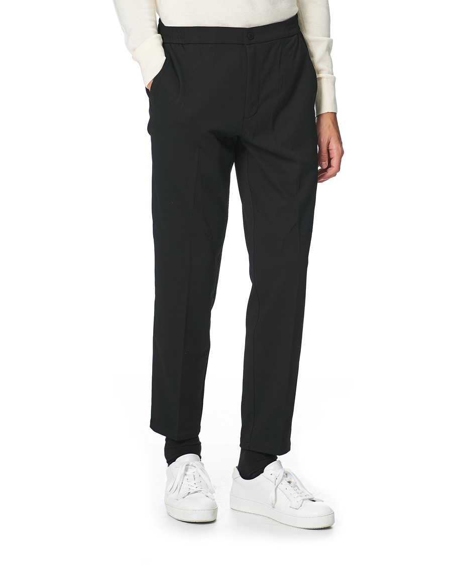 Hombres | Pantalones | Calvin Klein | Tapered Fit Jersey Hybrid Pants Black