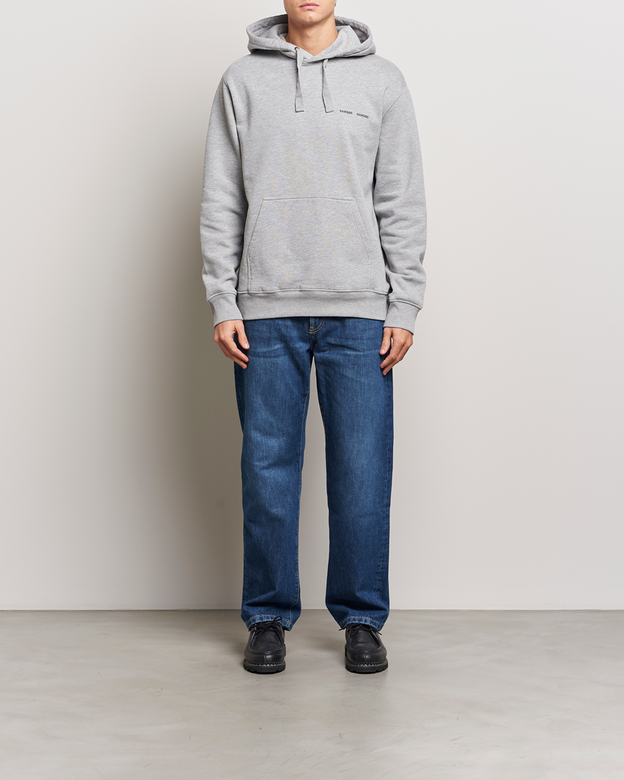 Hombres | Jerséis y prendas de punto | Samsøe Samsøe | Norsbro Hoodie Grey Melange