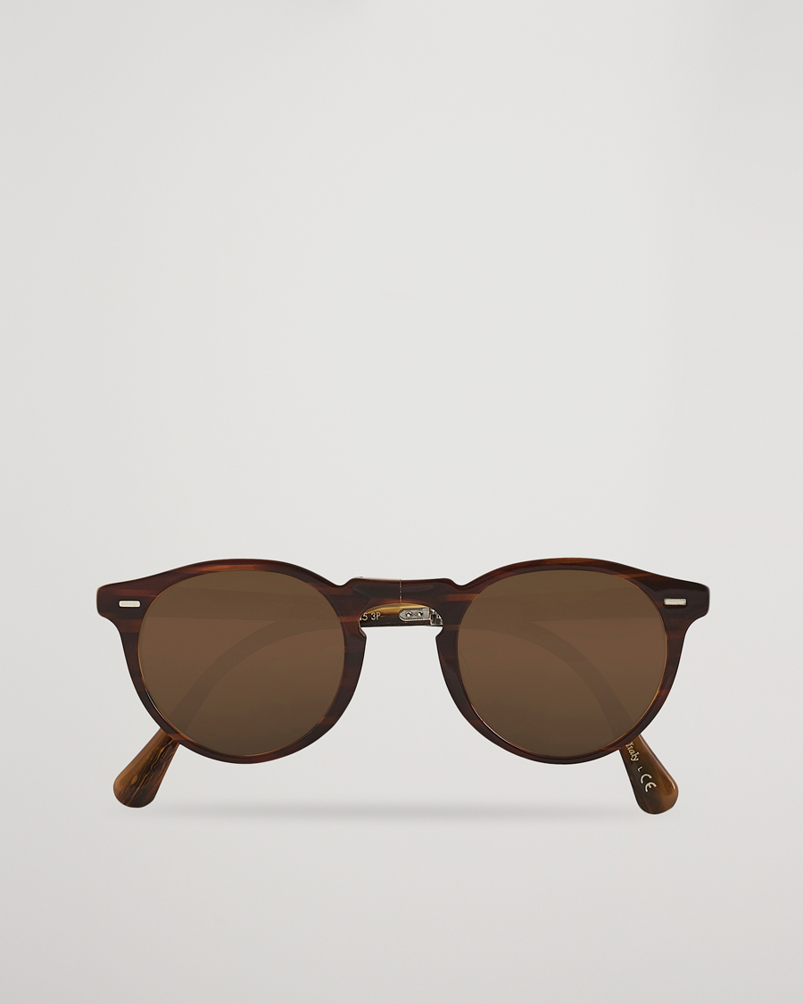 Hombres | Oliver Peoples Gregory Peck 1962 Folding Sunglasses Dark Brown | Oliver Peoples | Gregory Peck 1962 Folding Sunglasses Dark Brown