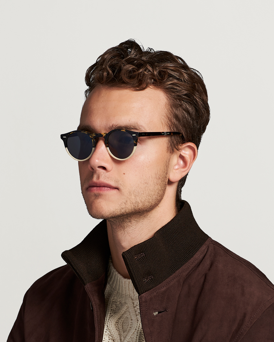 Hombres | Accesorios | Oliver Peoples | Gregory Peck 1962 Folding Sunglasses Brown/Honey