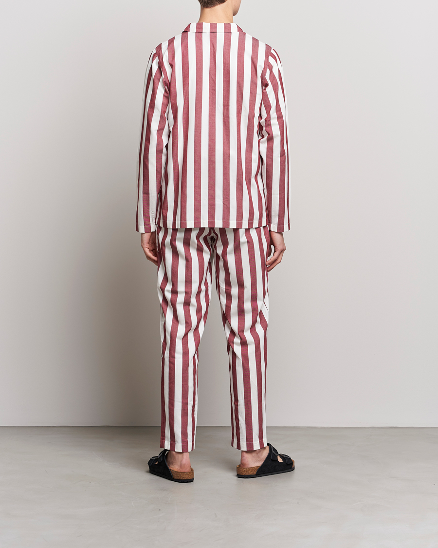 Hombres | Pijamas y batas | Nufferton | Uno Striped Pyjama Set Red/White