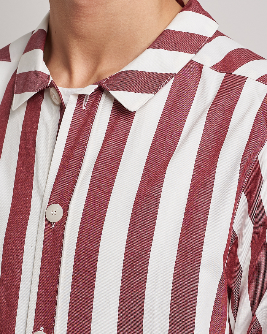 Hombres | Pijamas y batas | Nufferton | Uno Striped Pyjama Set Red/White