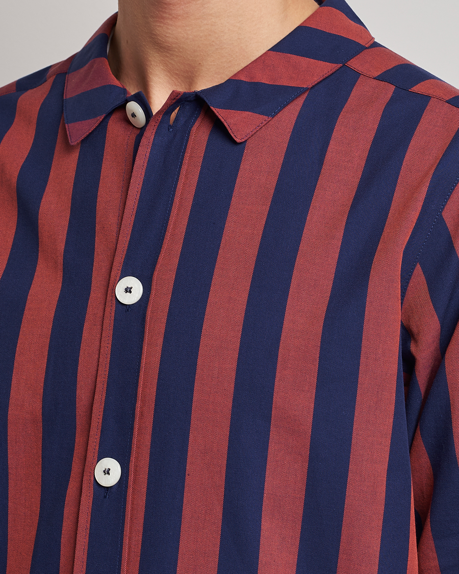 Hombres | Nufferton Uno Striped Pyjama Set Blue/Red | Nufferton | Uno Striped Pyjama Set Blue/Red