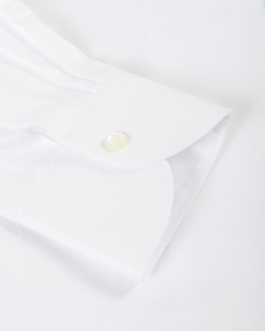 Hombres | Camisas | Canali | Slim Fit Cotton Shirt White