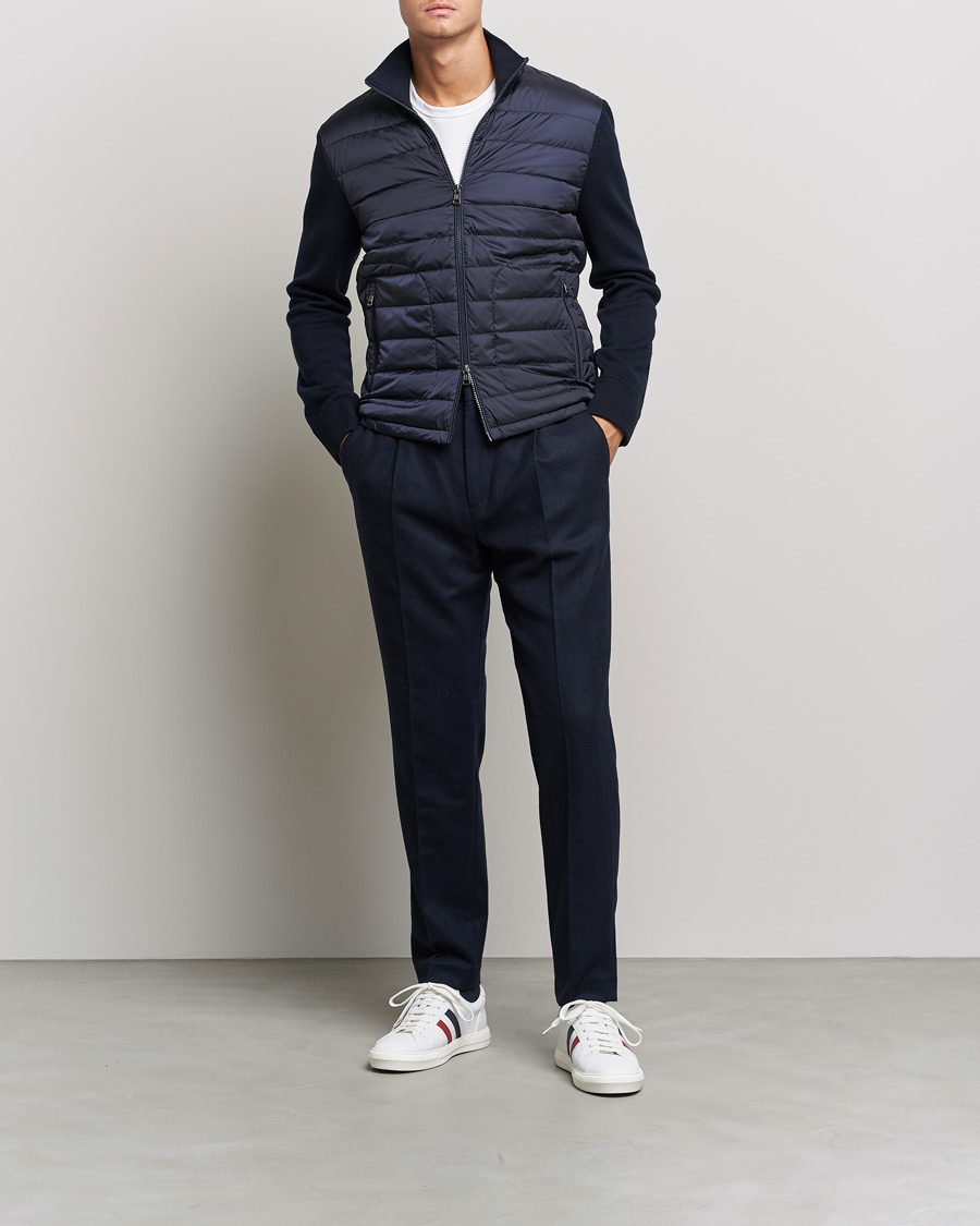 Hombres | Abrigos y chaquetas | Moncler | Hybrid Zip Cardigan Navy