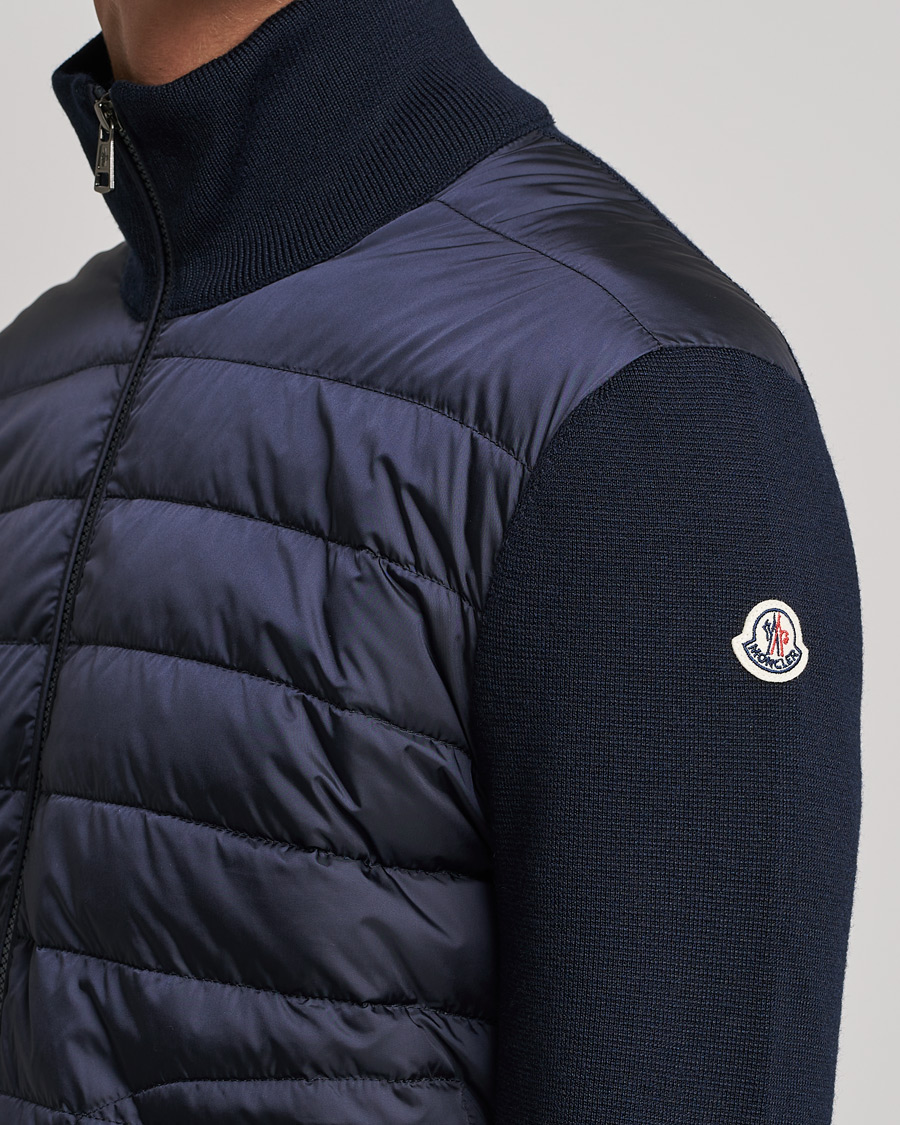 Hombres | Abrigos y chaquetas | Moncler | Hybrid Zip Cardigan Navy
