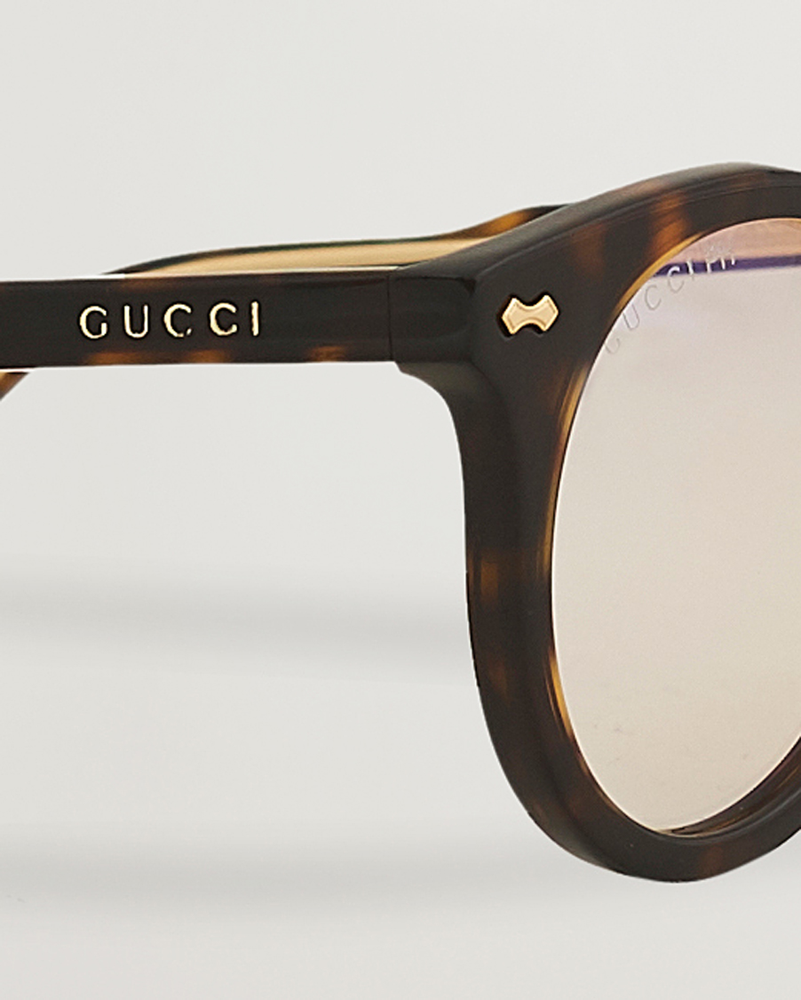 Hombres | Gucci GG0736S Photochromic Sunglasses Shiny Dark Havana | Gucci | GG0736S Photochromic Sunglasses Shiny Dark Havana
