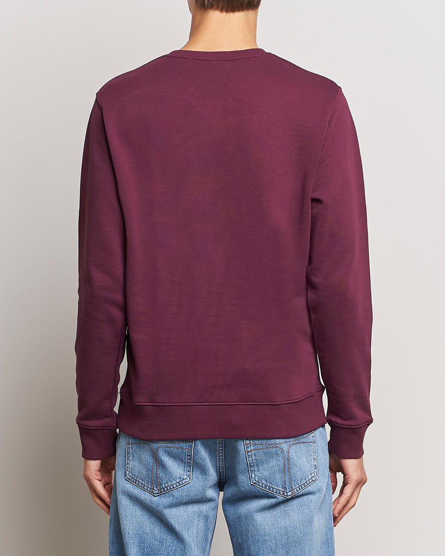 Hombres | Jerséis y prendas de punto | Lyle & Scott | Organic Cotton Crew Neck Burgundy