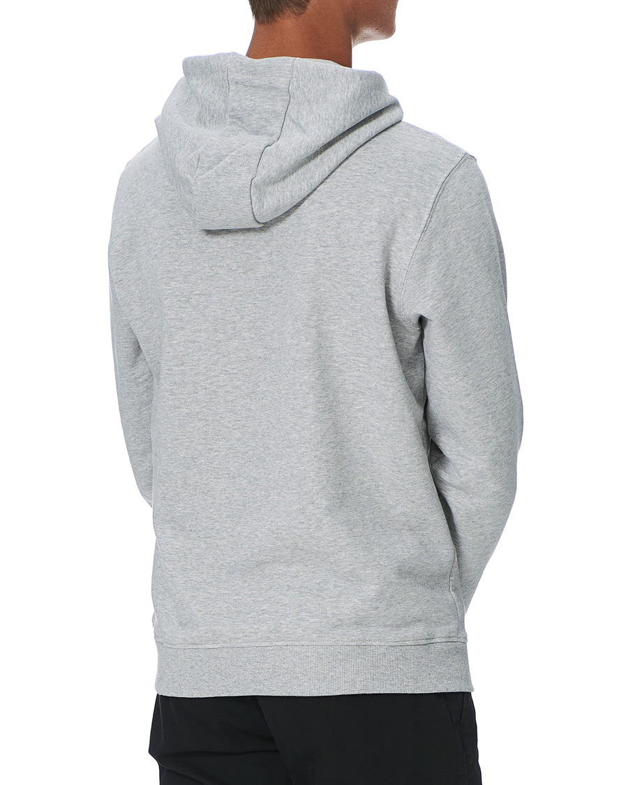 Hombres | Jerséis y prendas de punto | Lyle & Scott | Organic Cotton Pullover Hoodie Light Grey Melange
