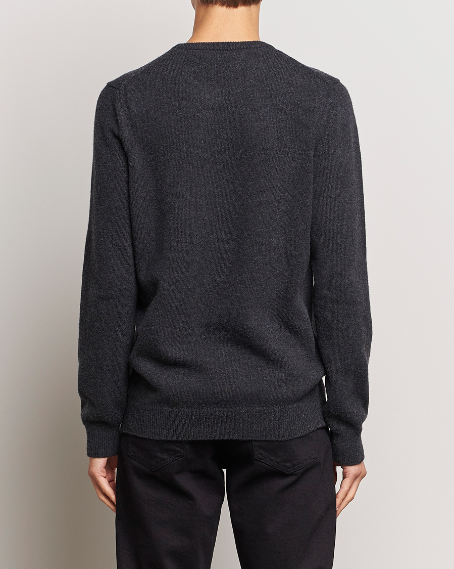 Hombres | Jerséis y prendas de punto | Lyle & Scott | Lambswool Crew Neck Pullover Charcoal Marl