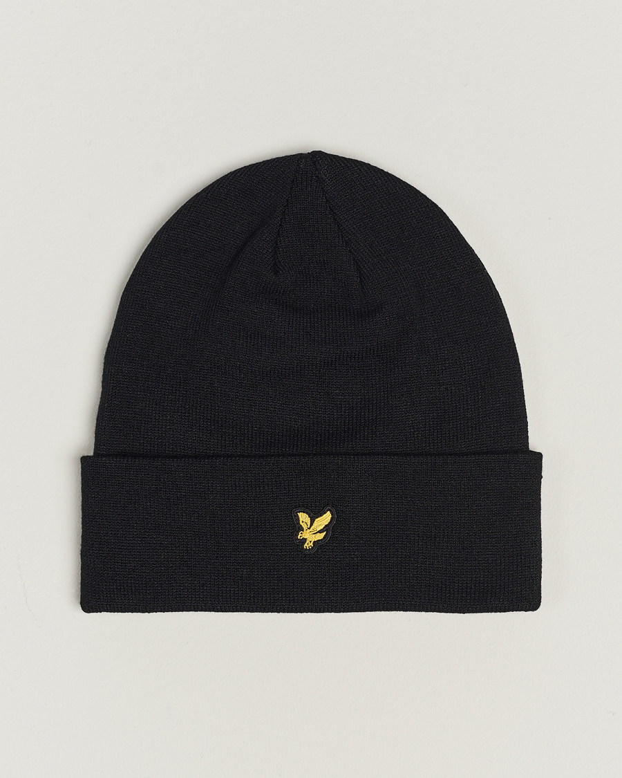 Hombres | Lyle & Scott Beanie True Black | Lyle & Scott | Beanie True Black