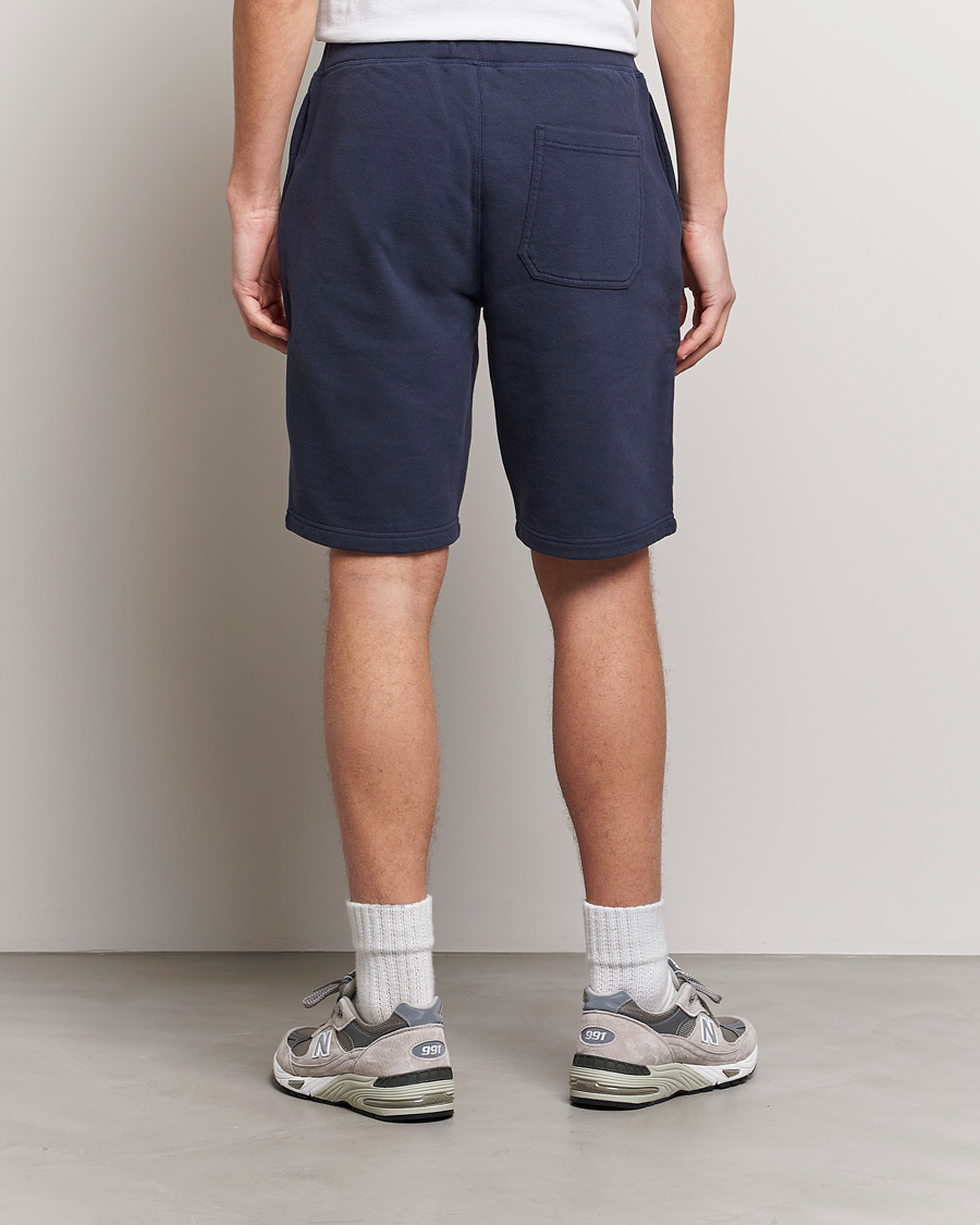 Hombres | Pantalones cortos | Sunspel | Loopback Shorts Navy