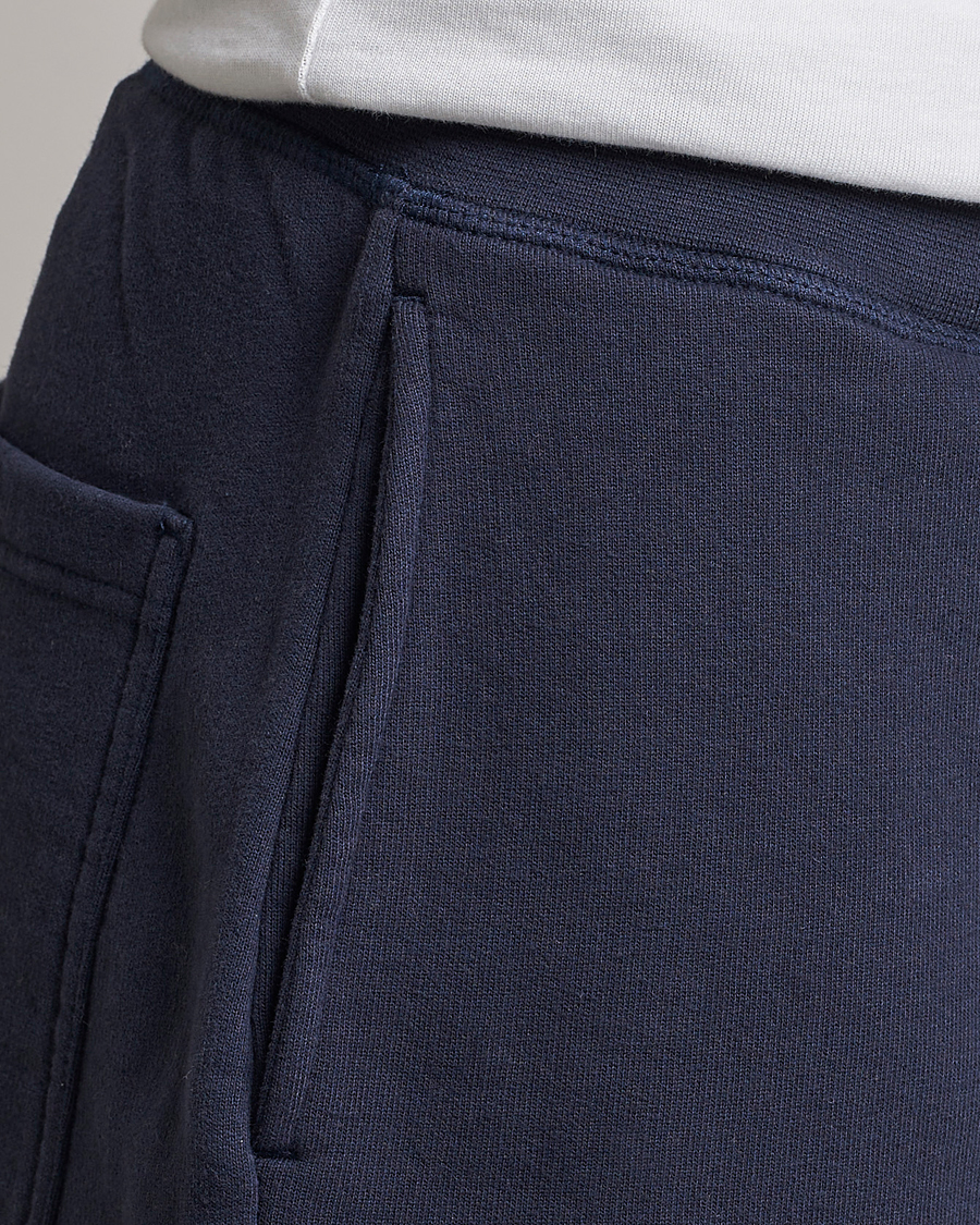 Hombres | Pantalones cortos | Sunspel | Loopback Shorts Navy