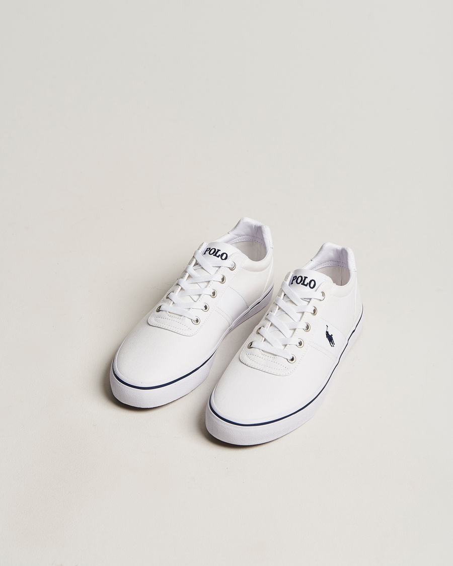 Hombres | Zapatos | Polo Ralph Lauren | Hanford Canvas Sneaker White/Navy