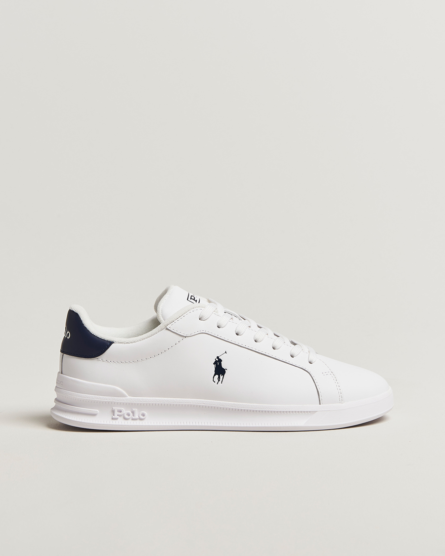 Hombres | Zapatillas | Polo Ralph Lauren | Heritage Court Sneakers White/Newport Navy