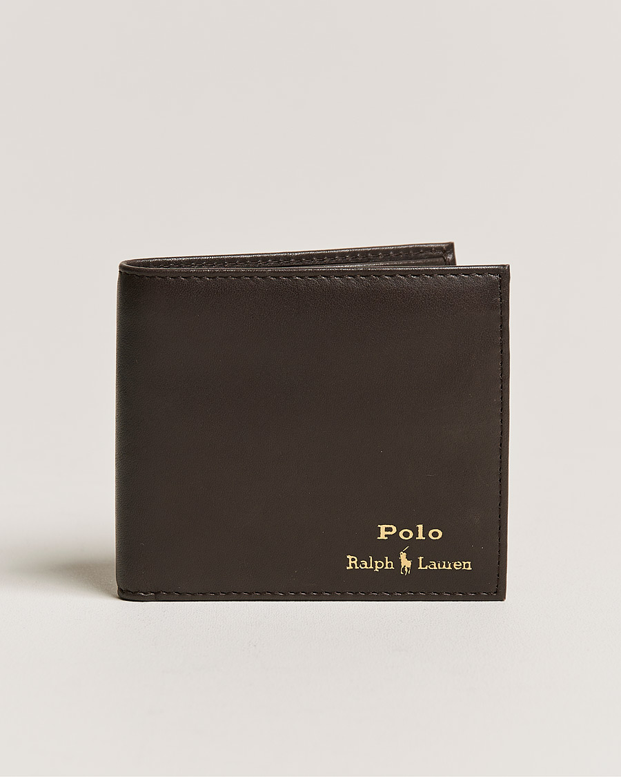 Hombres | Polo Ralph Lauren Smooth Leather Wallet Brown | Polo Ralph Lauren | Smooth Leather Wallet Brown