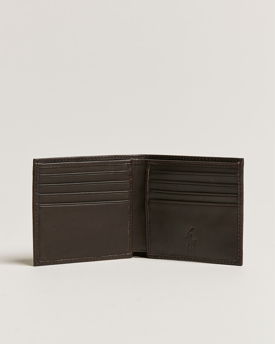 Hombres | Polo Ralph Lauren Smooth Leather Wallet Brown | Polo Ralph Lauren | Smooth Leather Wallet Brown