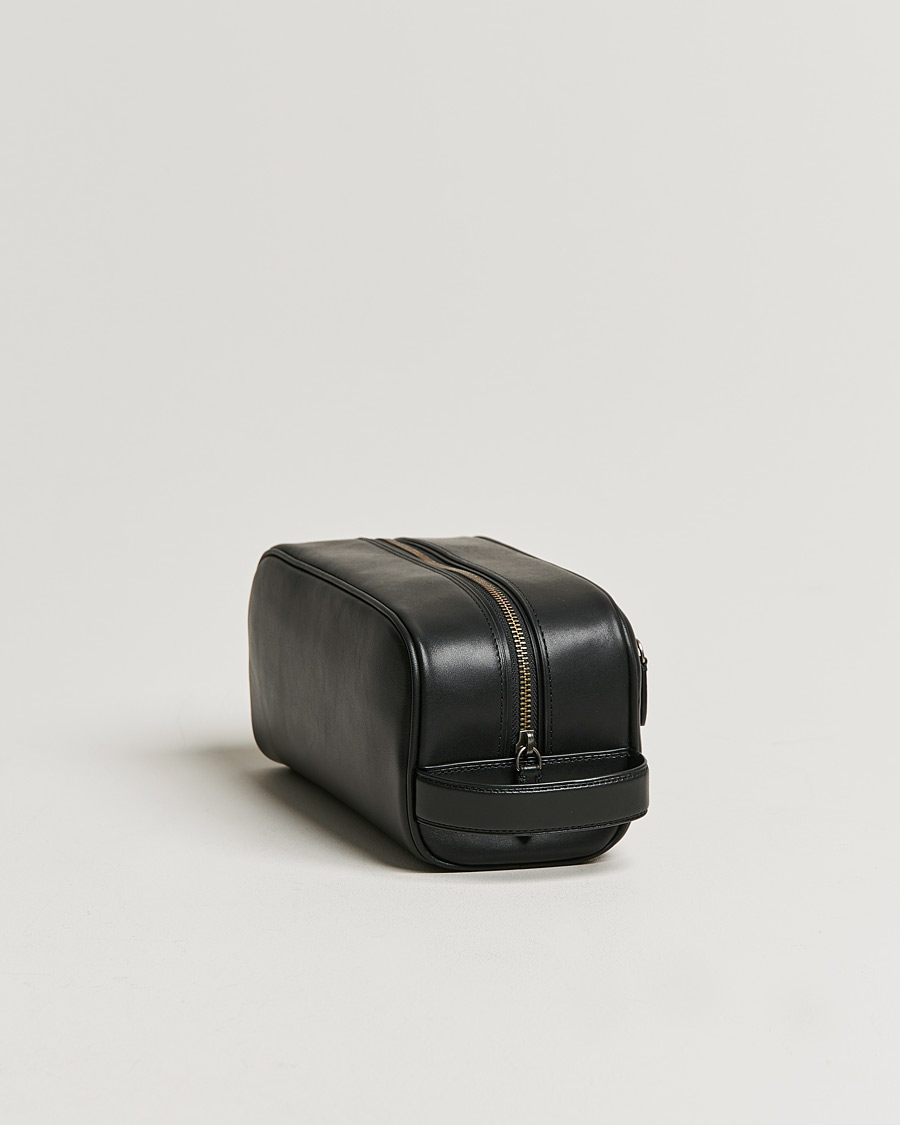 Hombres | Ralph Lauren Holiday Gifting | Polo Ralph Lauren | Leather Washbag Black