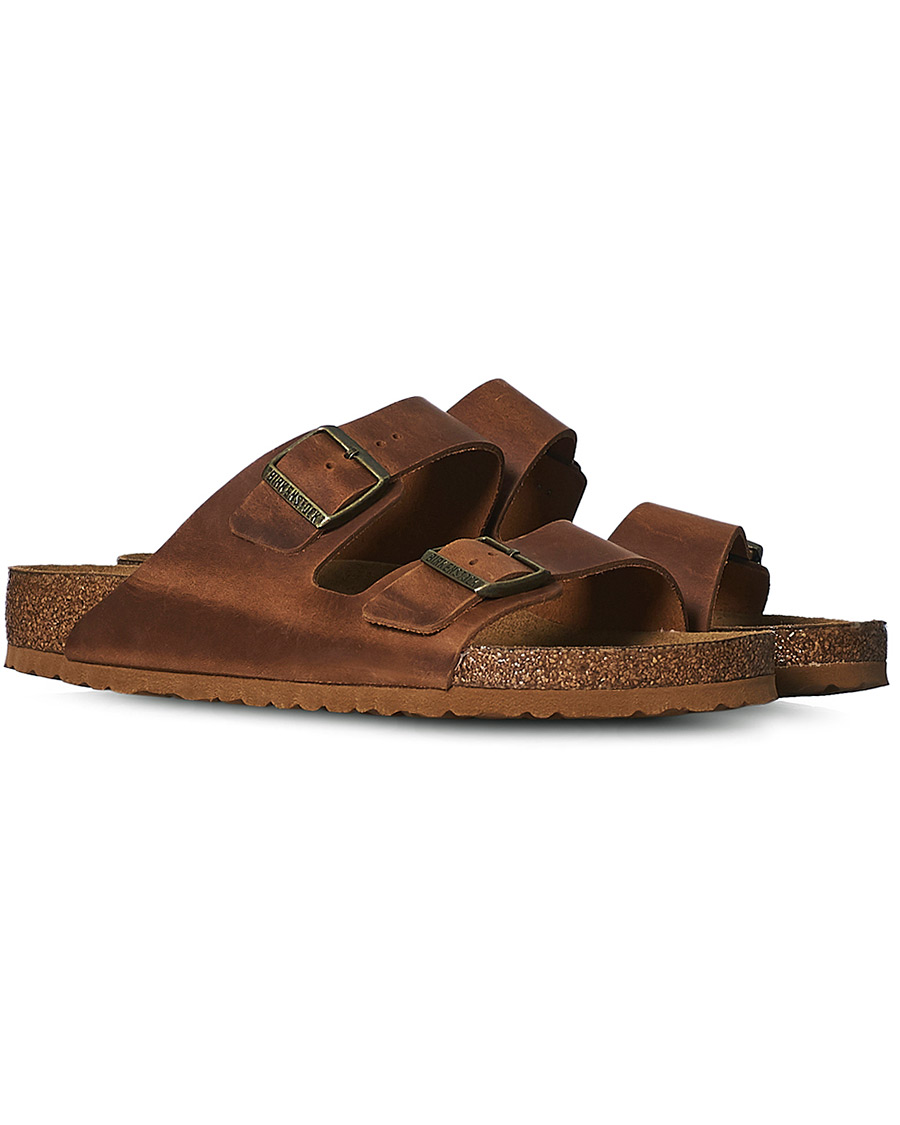 Hombres | BIRKENSTOCK Arizona Soft Footbed Cognac Oiled Leather | BIRKENSTOCK | Arizona Soft Footbed Cognac Oiled Leather