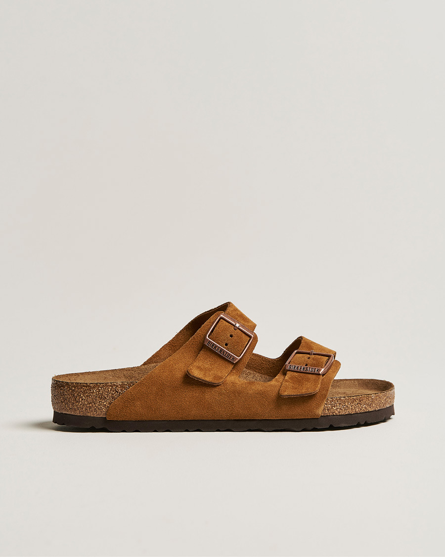 Hombres | Sandalias y chanclas | BIRKENSTOCK | Arizona Soft Footbed Mink Suede