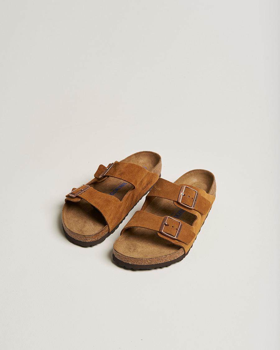 Hombres | Sandalias y chanclas | BIRKENSTOCK | Arizona Soft Footbed Mink Suede