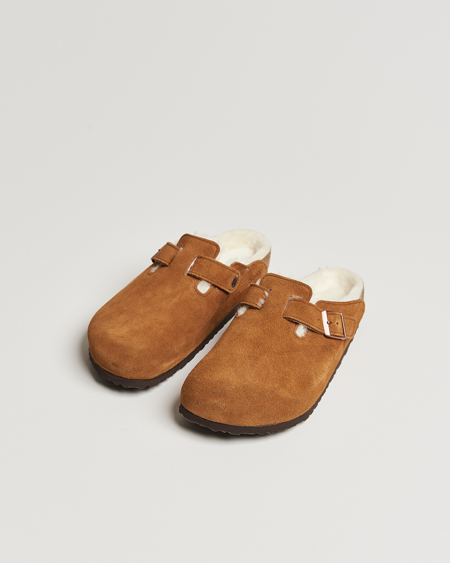 Hombres | BIRKENSTOCK Boston Shearling Mink Suede | BIRKENSTOCK | Boston Shearling Mink Suede
