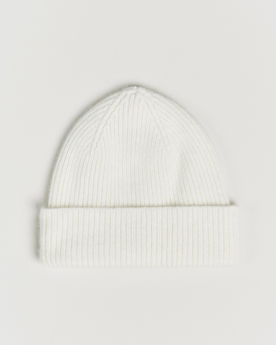 Hombres | Le Bonnet Lambswool/Caregora Beanie Snow | Le Bonnet | Lambswool/Caregora Beanie Snow
