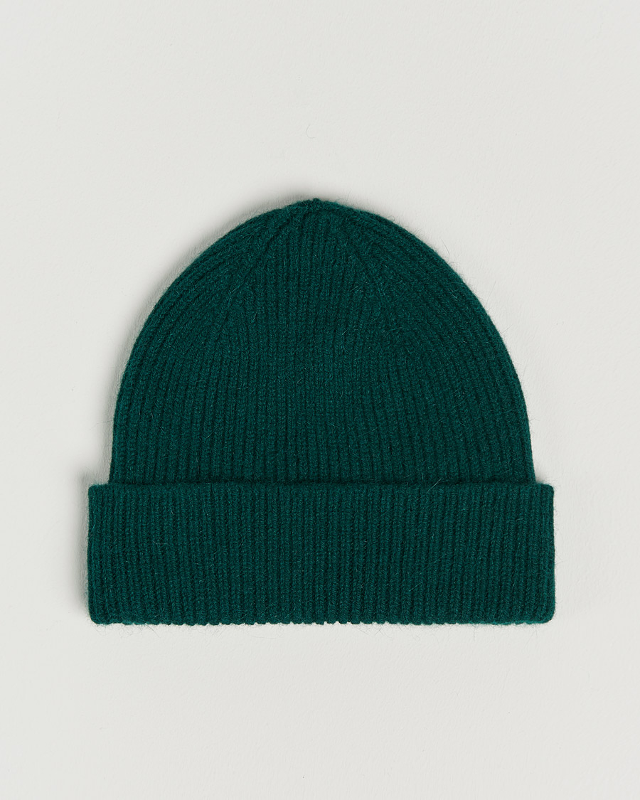 Hombres | Gorros | Le Bonnet | Lambswool/Caregora Beanie Moss