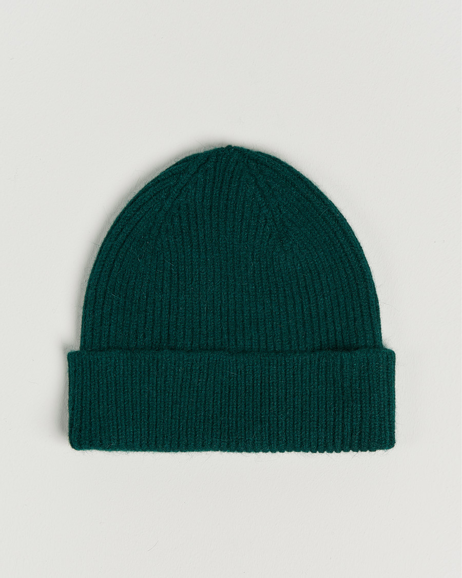 Hombres | Gorros | Le Bonnet | Lambswool/Caregora Beanie Moss