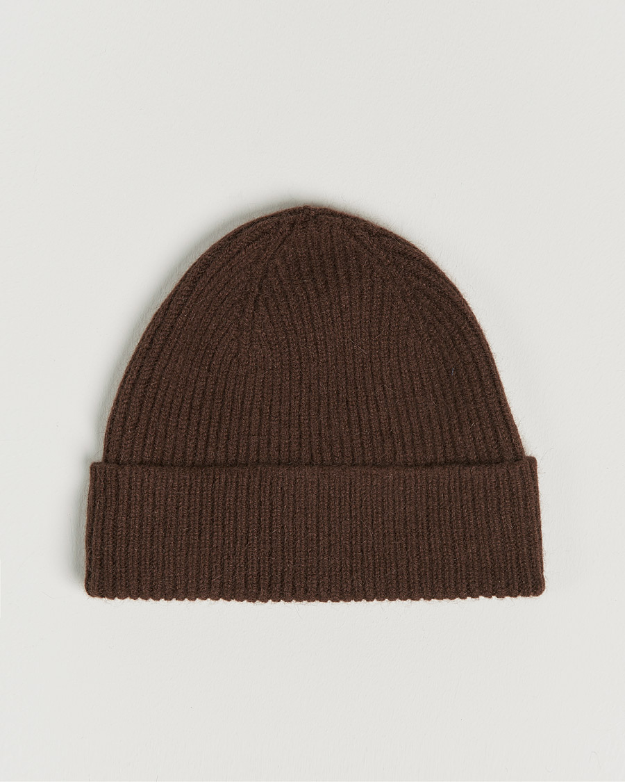 Hombres | Le Bonnet Lambswool/Caregora Beanie Gingerbread | Le Bonnet | Lambswool/Caregora Beanie Gingerbread