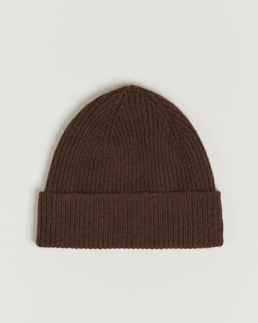Hombres | Le Bonnet Lambswool/Caregora Beanie Gingerbread | Le Bonnet | Lambswool/Caregora Beanie Gingerbread