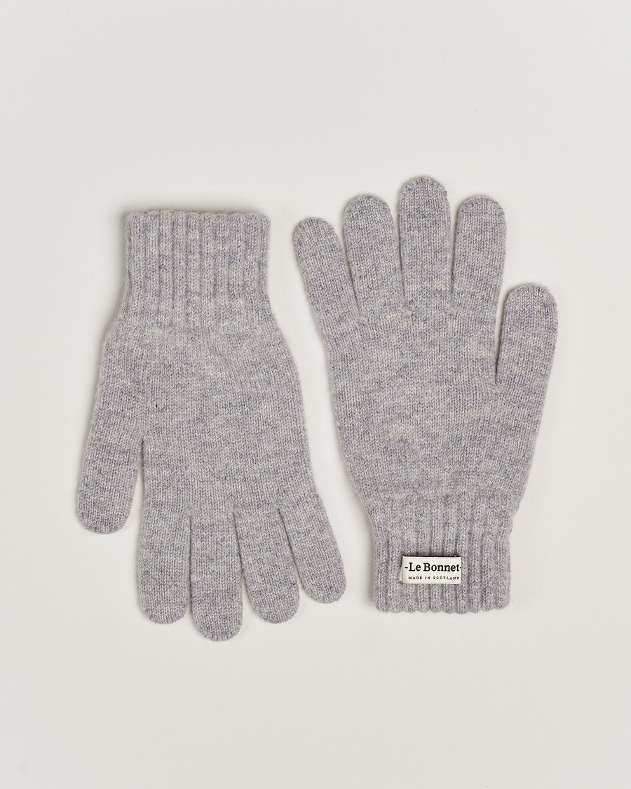 Hombres | Le Bonnet Merino Wool Gloves Smoke | Le Bonnet | Merino Wool Gloves Smoke