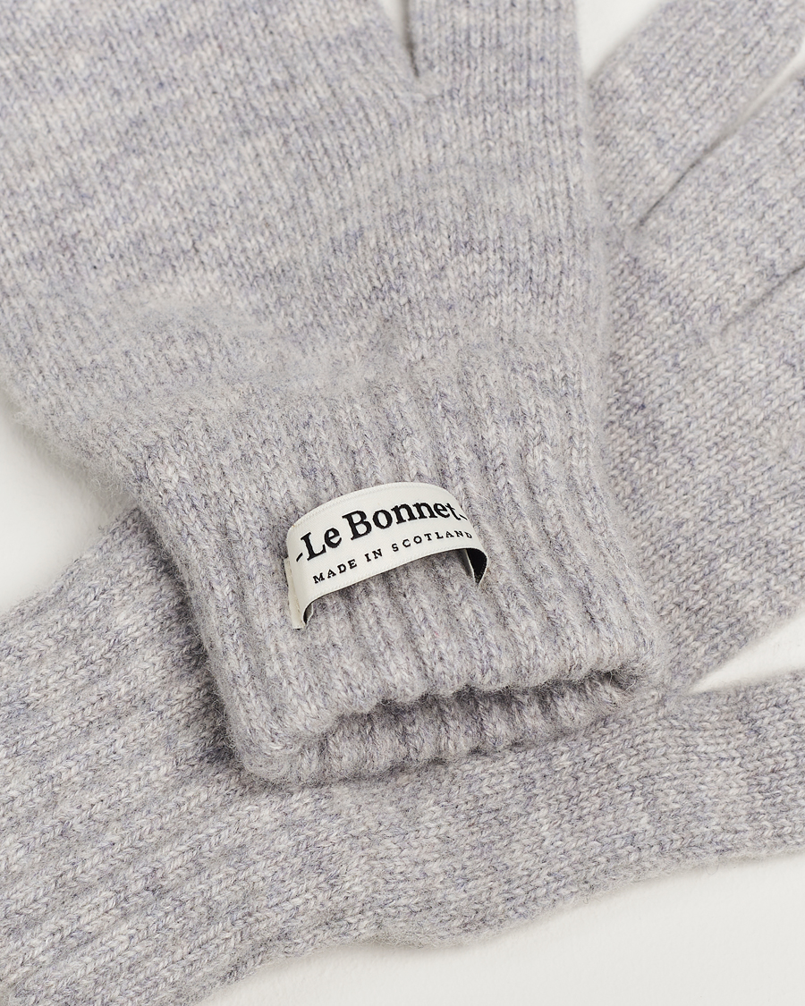 Hombres | Le Bonnet Merino Wool Gloves Smoke | Le Bonnet | Merino Wool Gloves Smoke