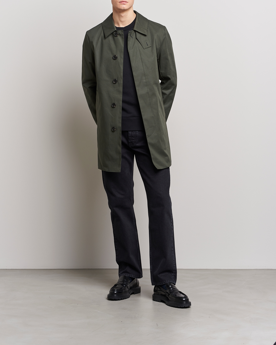 Hombres | Abrigos y chaquetas | Mackintosh | Cambridge Car Coat Bottle Green