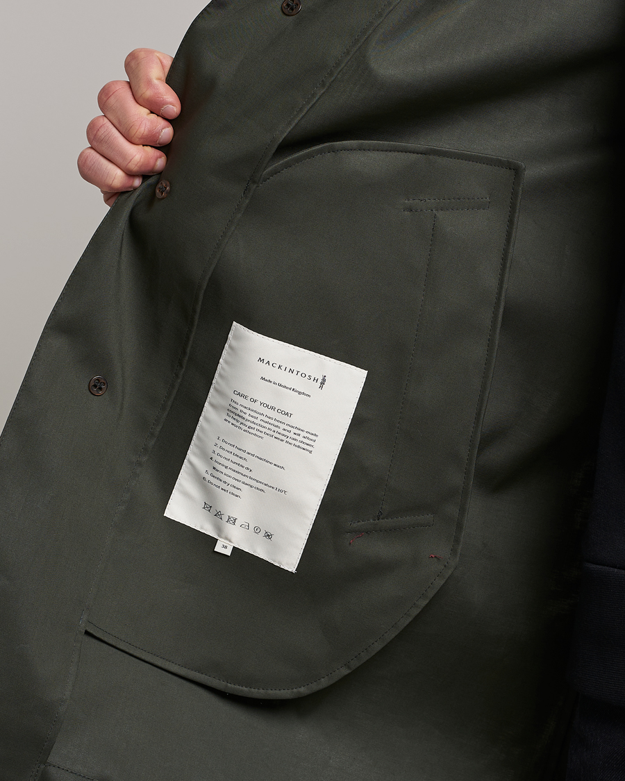 Hombres | Abrigos y chaquetas | Mackintosh | Cambridge Car Coat Bottle Green