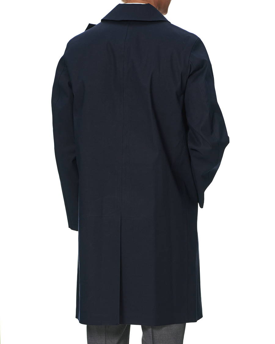 Hombres | Abrigos y chaquetas | Mackintosh | Oxford Bonded Cotton Coat Navy