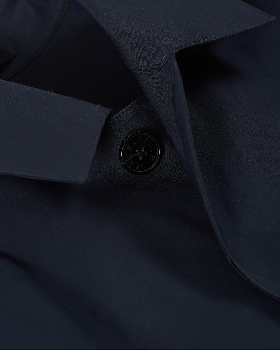Hombres | Abrigos y chaquetas | Mackintosh | Oxford Bonded Cotton Coat Navy